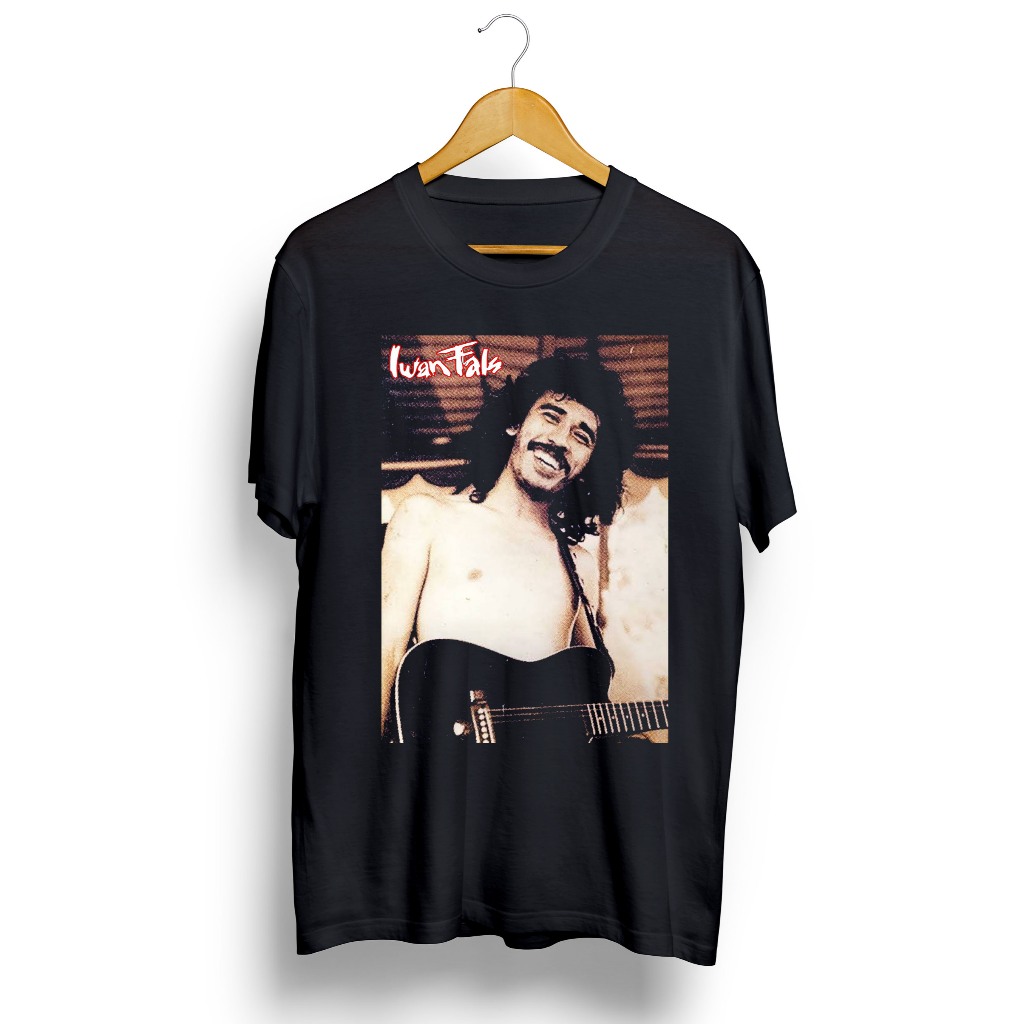 Kaos IWAN FALS GITAR HITAM, Kaos Iwan Fals, Kaos Msuk Iwan Fals, Kaos Iwan Fals Jadul, Kaos Iwan Fal
