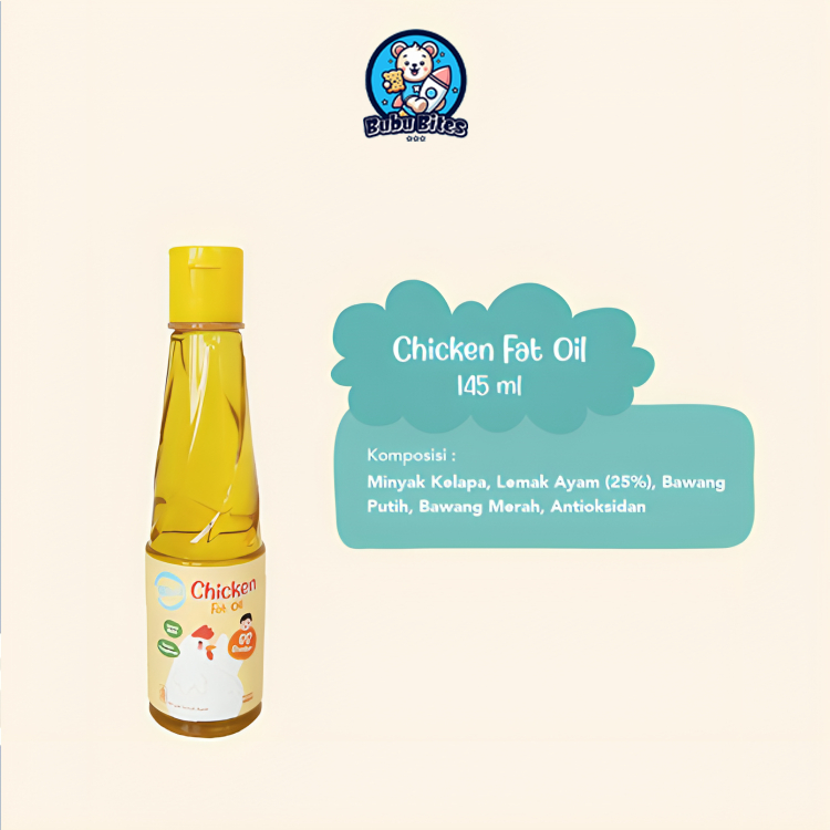 

Grouu Cooking Oil & Fat Oil MPASI Chicken Fat Oil 145ml Minyak Lemak Ayam Sehat - Bubu Bites
