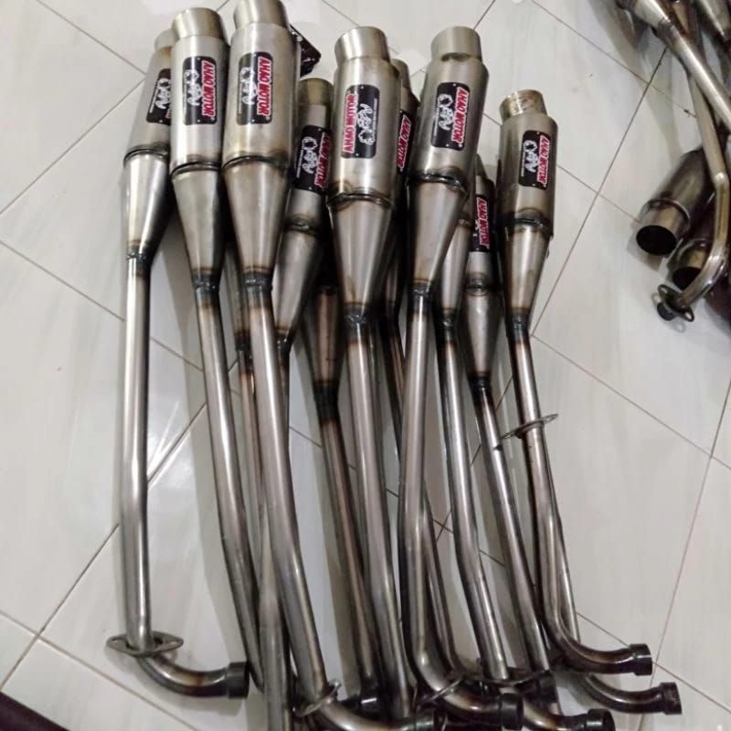 knalpot ahau racing supra jupiter vega smash shogun cripton