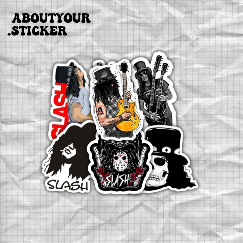 

STICKER PACK THE SLASH Isi 6pcs