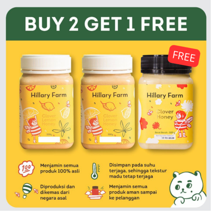 

2 Clover Lemon Honey Free Honey