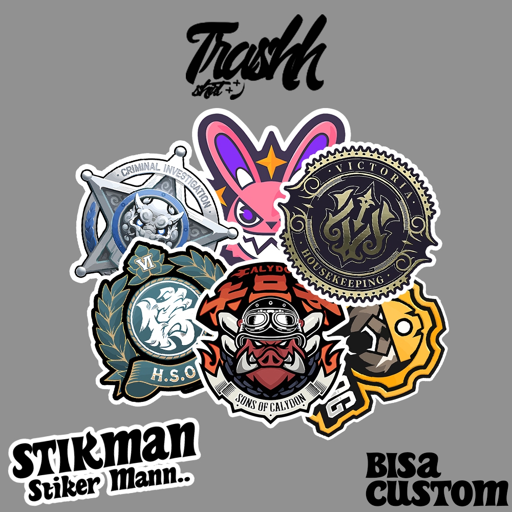 

Trshhshrt Stiker ZZZ Zenless Zone Zero Fraksi Series Vinyl Anti Air