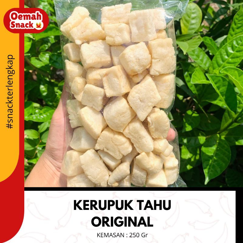 

Oemah Snack - 250GR Kerupuk Tahu Original Gurih Renyah