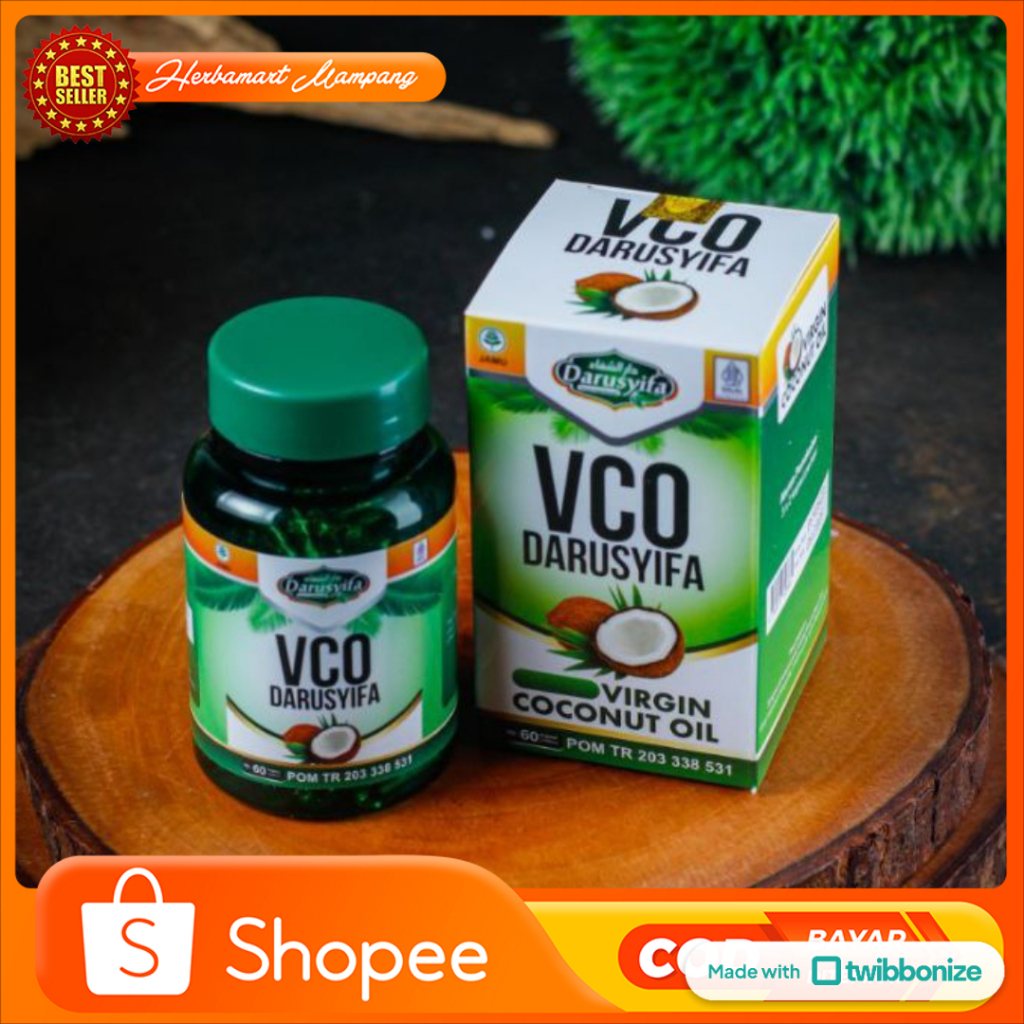 VCO VIRGO PRO 60 Kapsul Minyak Kelapa Virgin Coconut Oil Darusyifa
