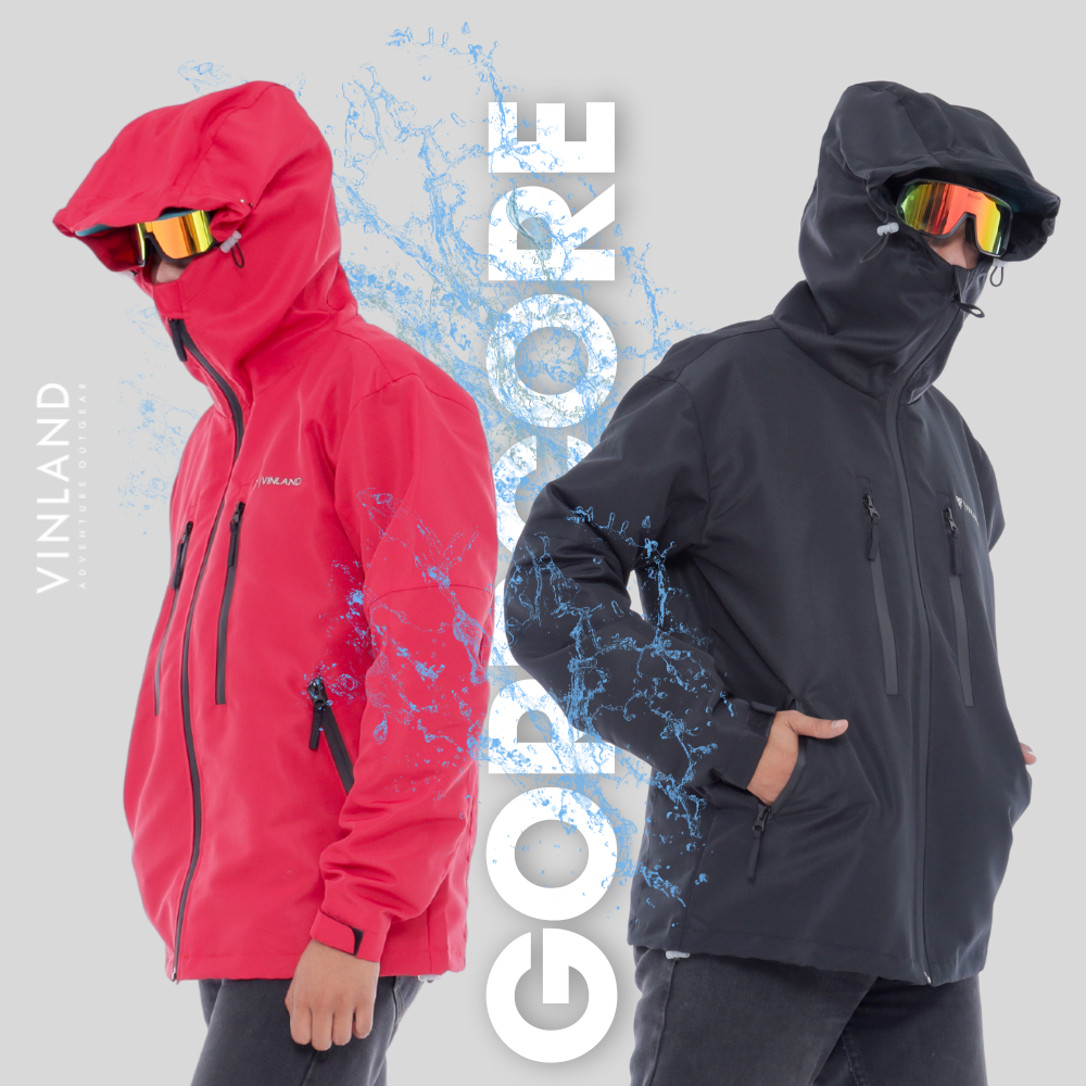Vinland Gorpcore Jaket Gunung Hiking | Jaket Outdoor Waterproof & Windproof Pria Wanita