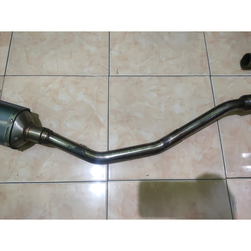 Knalpot gp 7 predator seken pemakaian crf