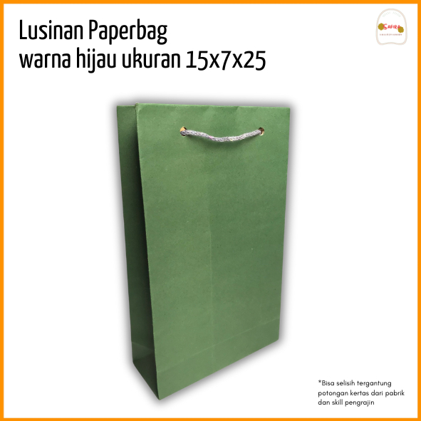 

[LUSINAN] PAPERBAG WAFER DAN MINUMAN POLOS HIJAU/EMERALD UK 15 × 25/ PAPERBAG KERTAS WAFER TEH PUCUK MURAH KANTONG KERTAS SAFIRA_COLLECTIONSBY