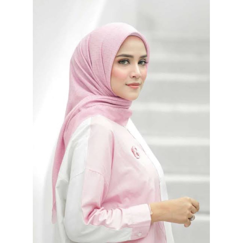 BUTTONSCARVES TAPIS VOAL SQUARE BUBBLE GUM AS IS