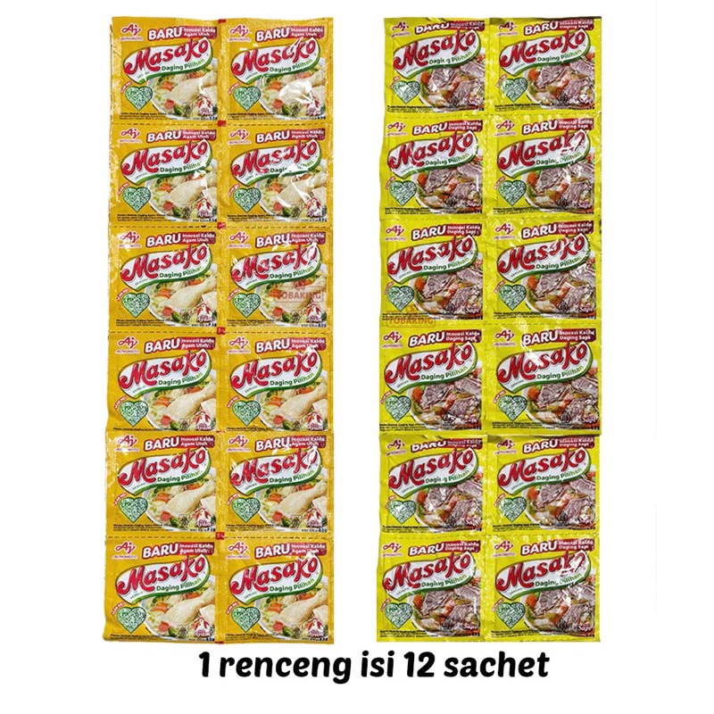 

Masako Renceng isi 12 sachet