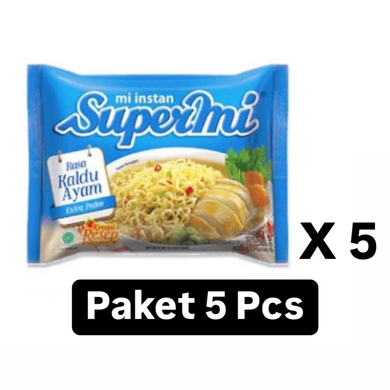 

PROMO BUNDLING Supermie Kaldu Ayam Bundling x 5 PCS
