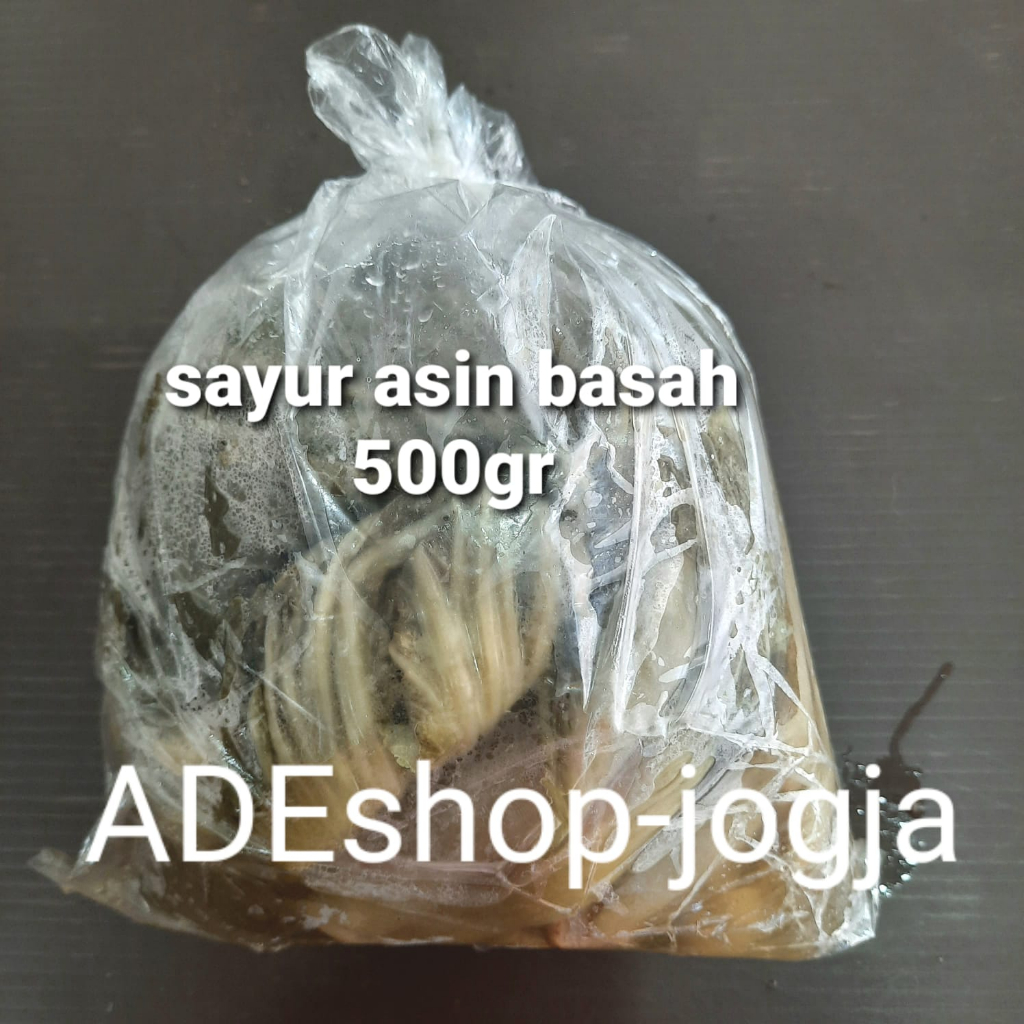 

sayur asin basah 500gr salty vegetable