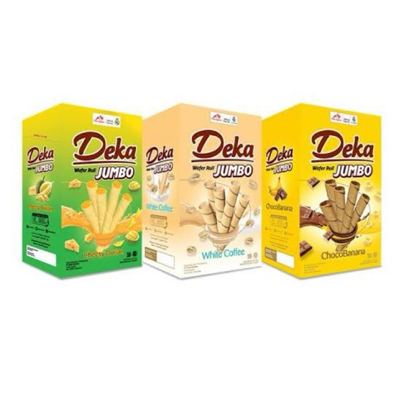 

PROMO Deka Wafer Roll Jumbo Dua Kelinci Isi 20 x 14gr