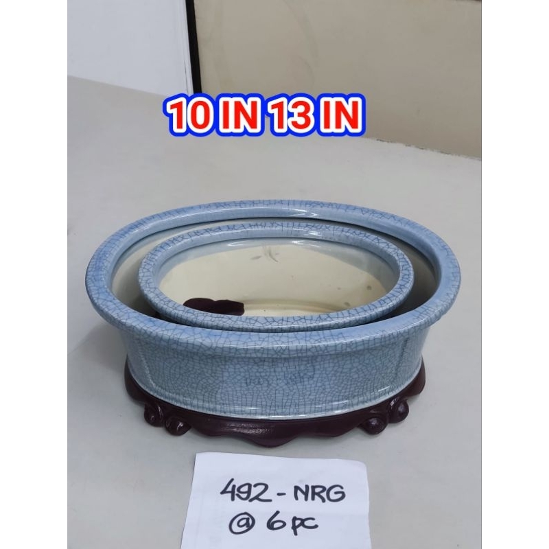 Pot tanaman cantik bahan keramik import/pot anggrek/pot bonsai