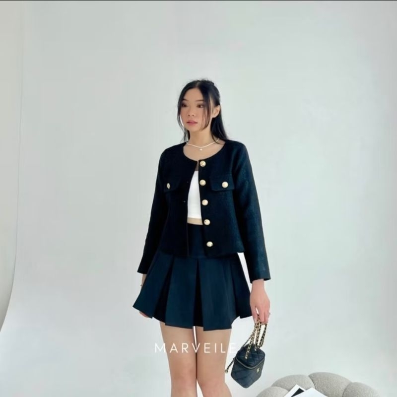 PRELOVED//LUXEETWEEDBLAZER//BY.MARVEILE