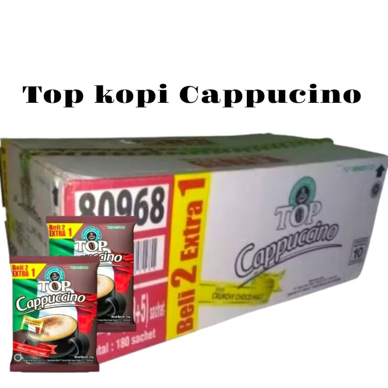 

Top kopi Cappucino 1 dus 180 sachet