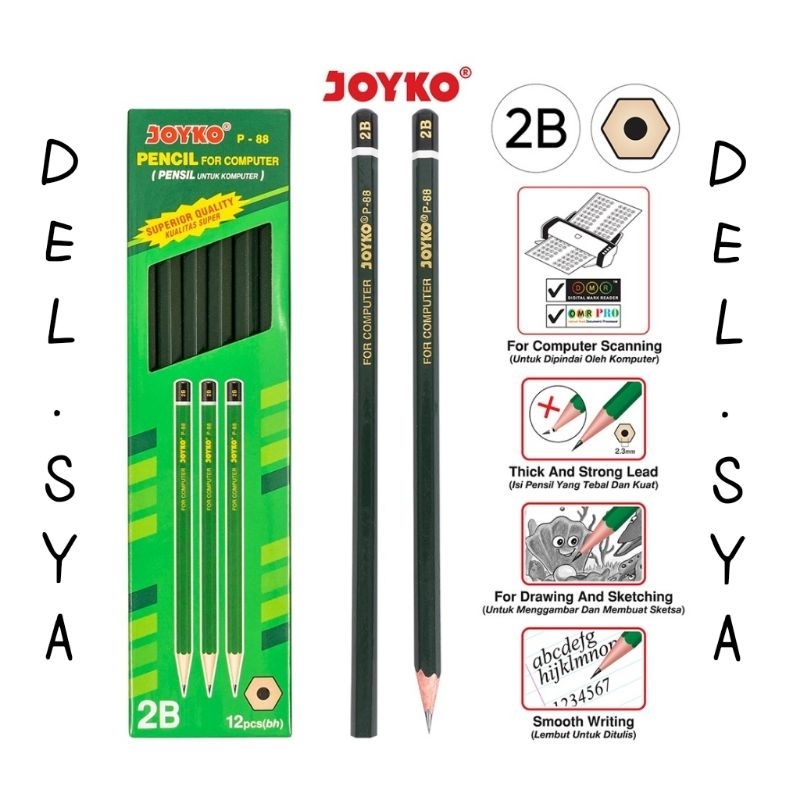 

Pensil Joyko 2B Kualitas Bagus