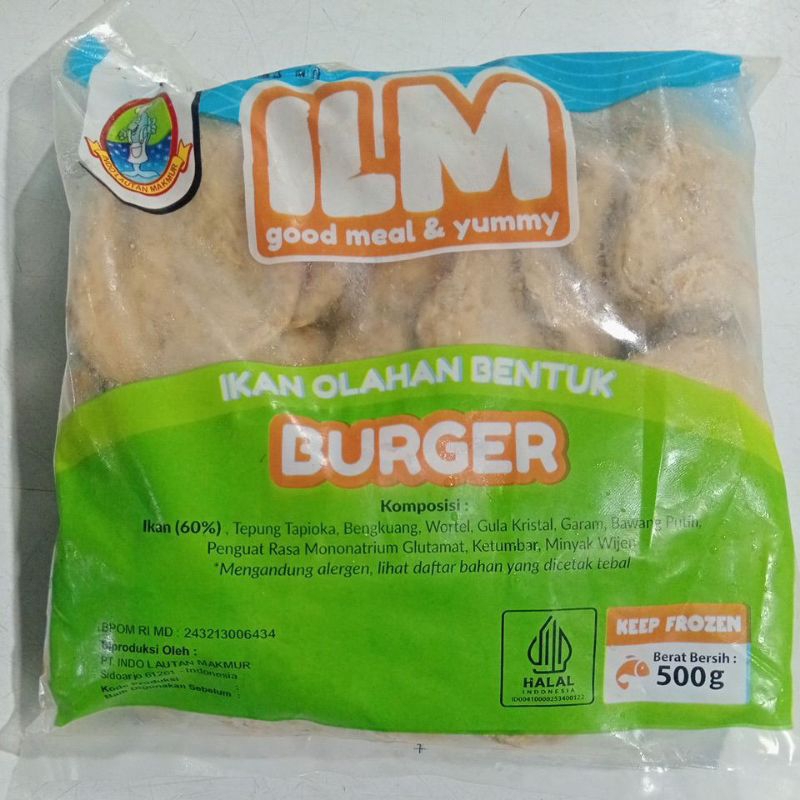 

IKAN OLAHAN BENTUK BURGER ISI 30