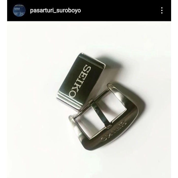 KODE O98J ring plus buckle strap seiko stenless stell size buckle2 mm