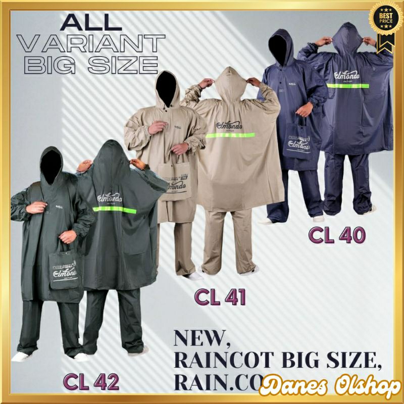 Jas Hujan Ponco Celana Jas Hujan Pria Wanita Jas Hujan Elmondo