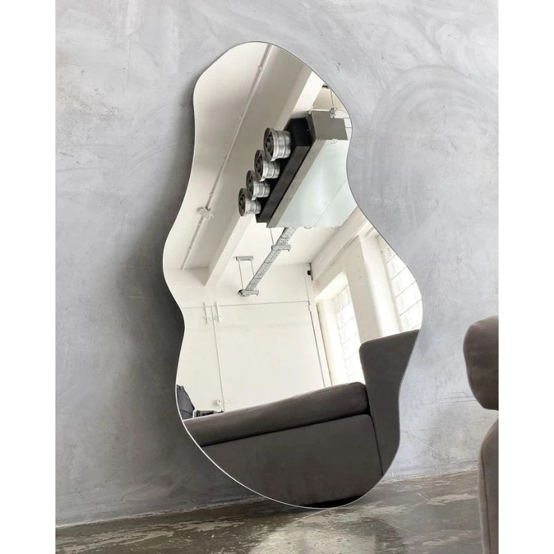 Kaca Cermin Aesthetic Dinding Esme Ruby Dekorasi No Frame Free Packing Kayu ( 100% Asli Kaca)