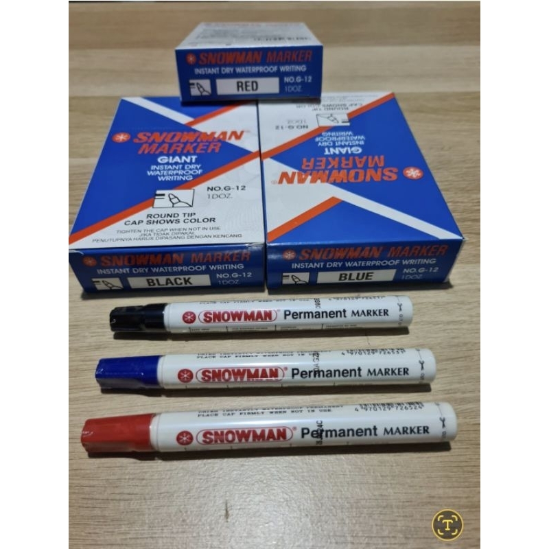 

Spidol Snowman Permanen G-12 harga satuan