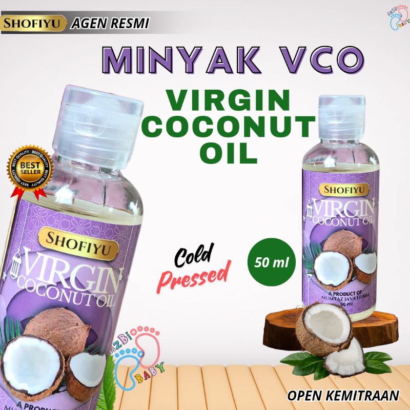 

Minyak VCO shofiyu isi 50ml asli original minyak kelapa virgin coconut oil diet tebalkan alis rambut