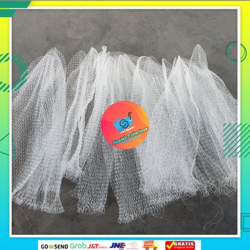 Jaring serok seser serok ikan senar rajutan tangan berkualitas