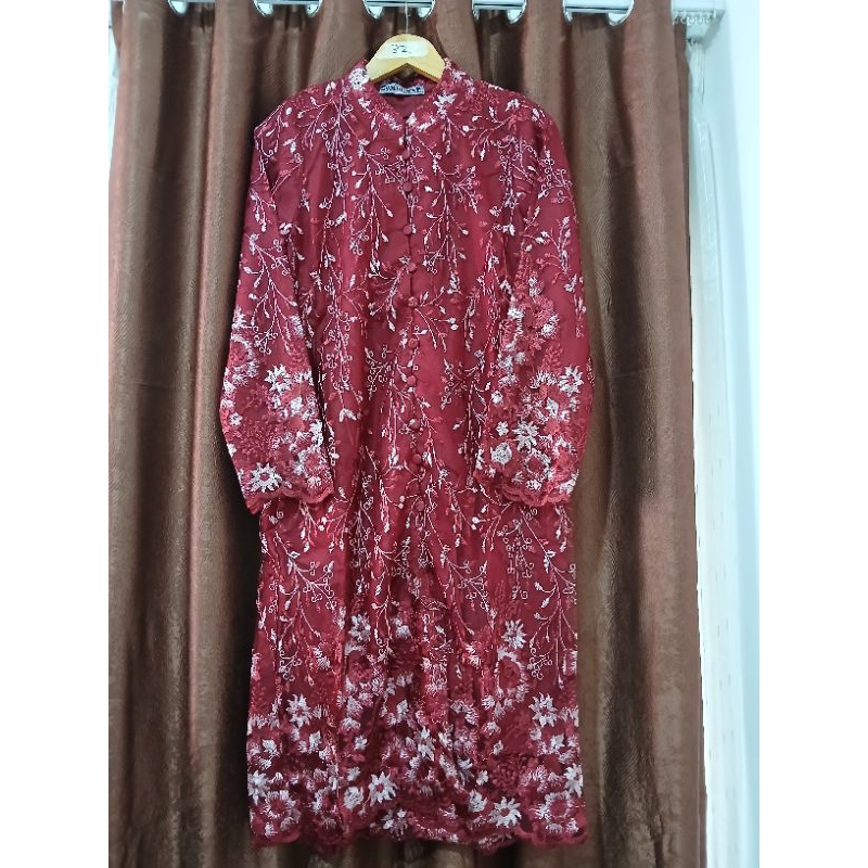 KEBAYA TUNIK / KEBAYA BRUKAT / KEBAYA MODERN/ KEBAYA PESTA MEWAH ELEGAN