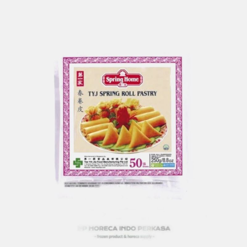 

Tyj Spring Roll Pastry Spring Home Kulit lumpia Premium 50 lembar 250gr