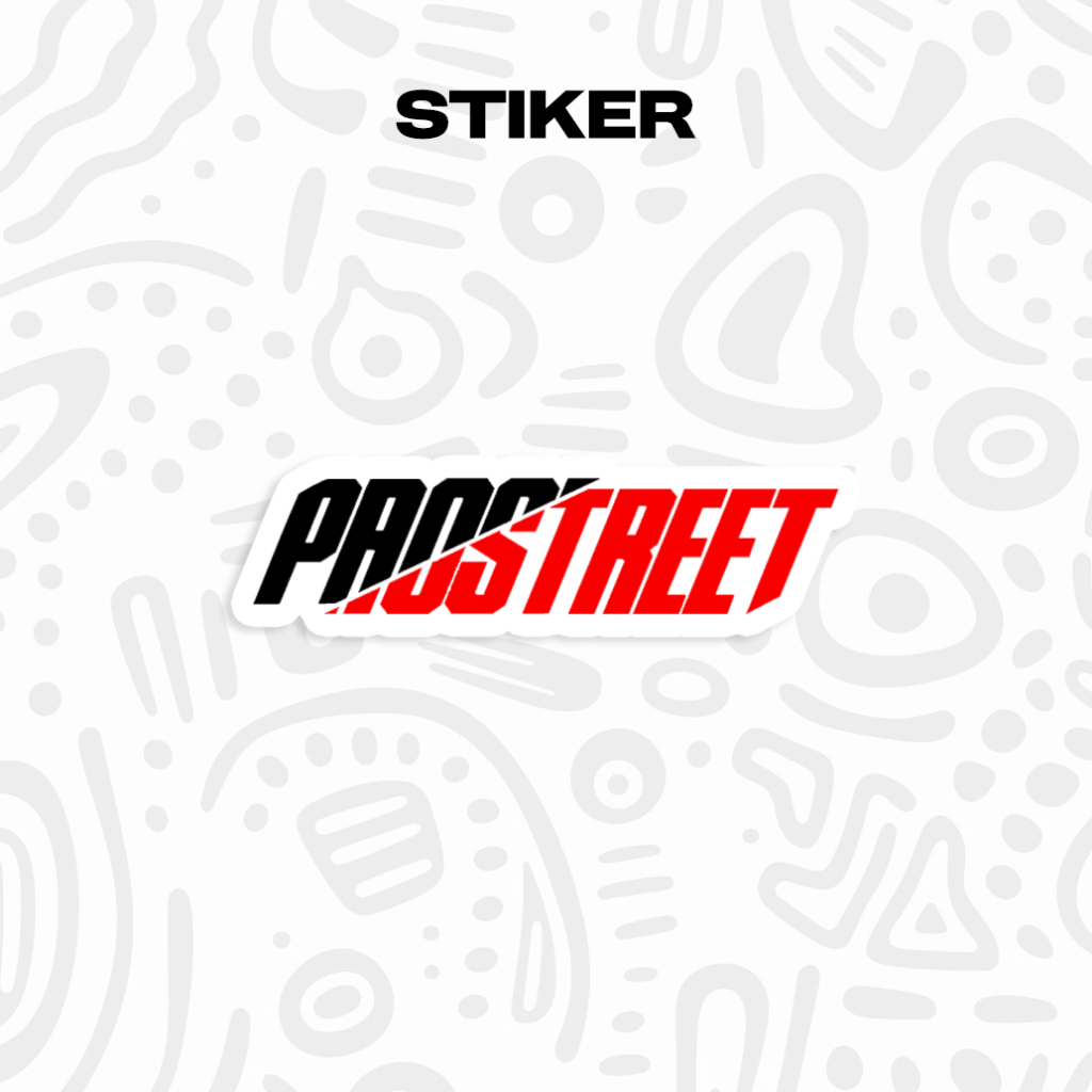 

[] STIKER PROSTREET / TANPA MINIMAL / STIKER MURAH / STIKER KEREN / STIKER VIRAL / STIKER AESTHETIC / STIKER RACING