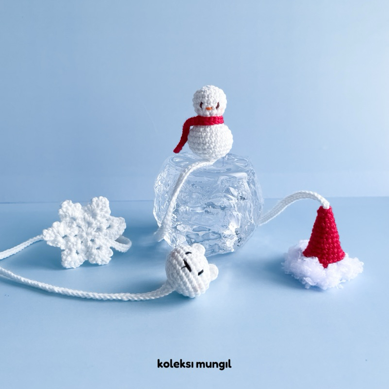 

Pembatas Buku Lucu Holiday Edition Polar Bear Snowman by koleksimungil