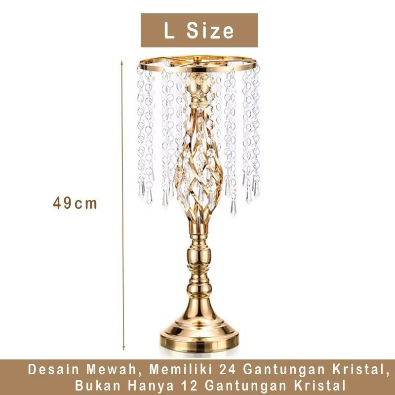 vas bunga kristal gantungan kristal vas pernikaham