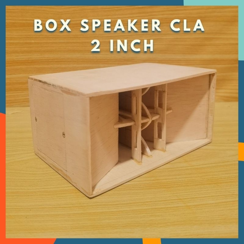 BOX SPEAKER CLA 2 INCH DOUBLE BOK AUDIO MINIATUR