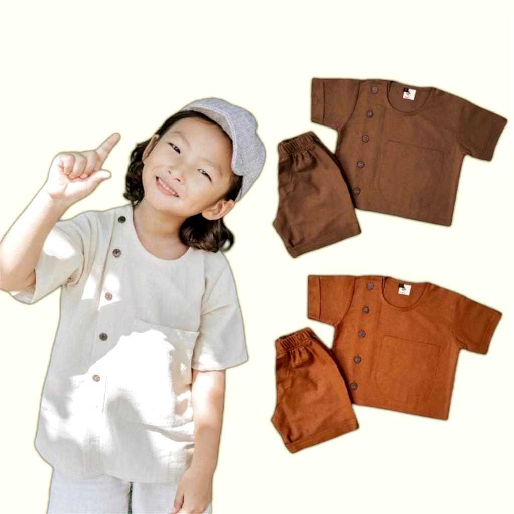 Setelan bayi dan anak Safari Set Premium (zoo keeper) 6 BULAN - 5 TAHUN
