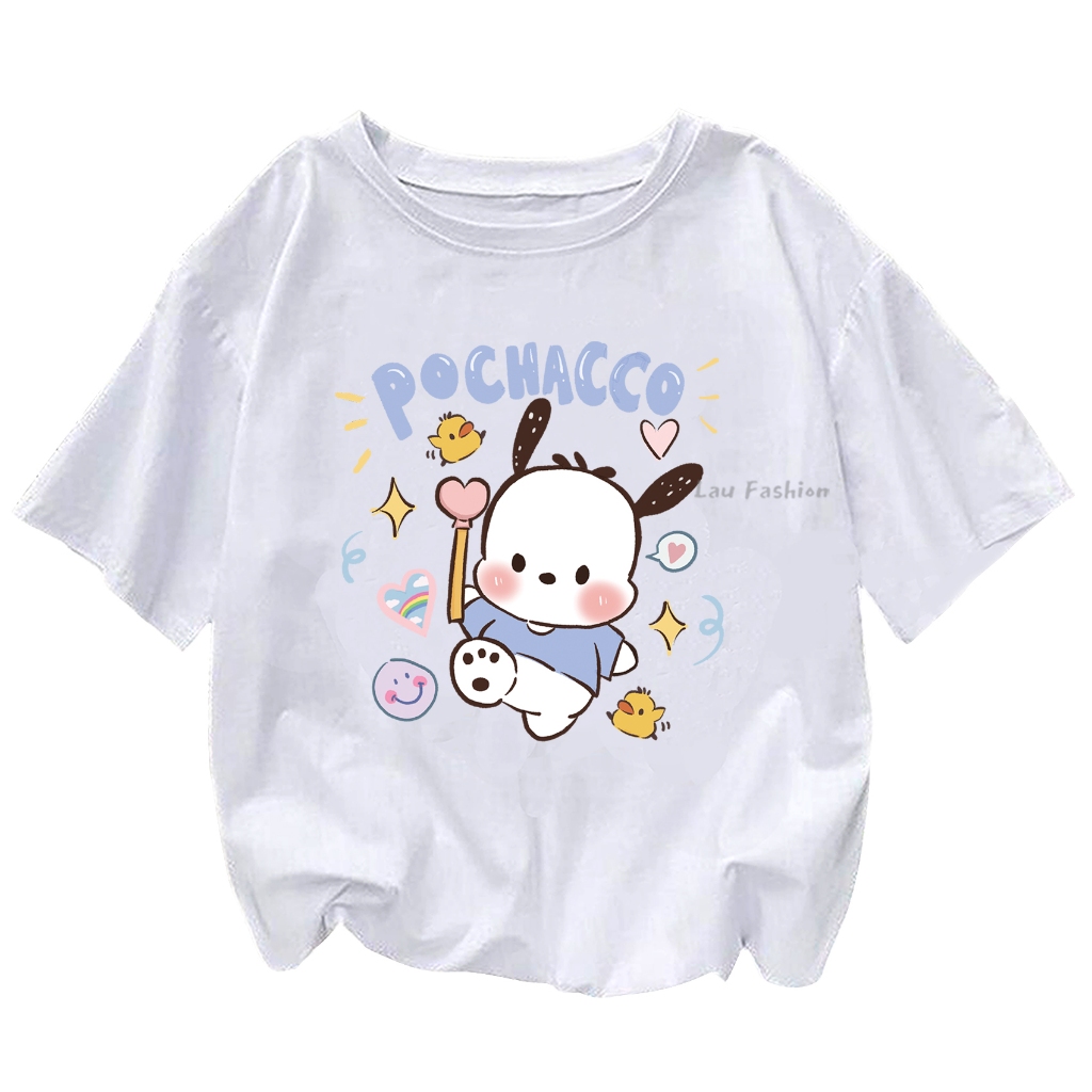 Lau Fashion - BAJU KAOS WANITA SANRIO POCHACCO POCACO LUCU KATUN PREMIUM