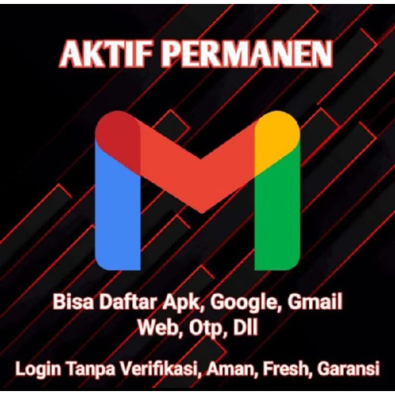 GMAIL FRESH NO VERIF 24 JAM RESPON