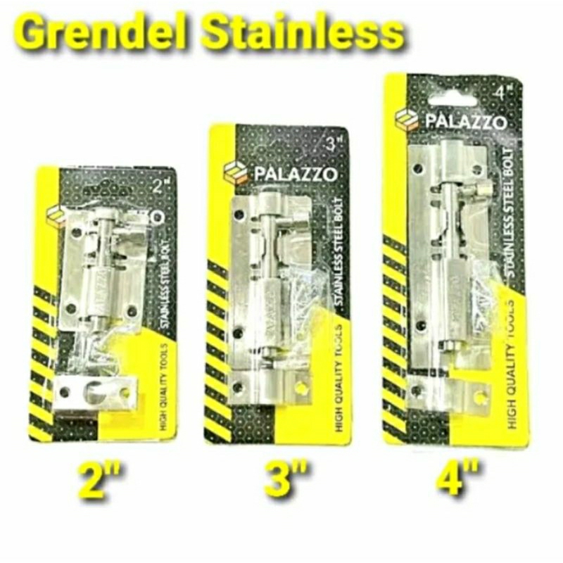 (BISA COD) SELOT PINTU STAINLESS / GRENDEL JENDELA / PINTU ANTI KARAT
