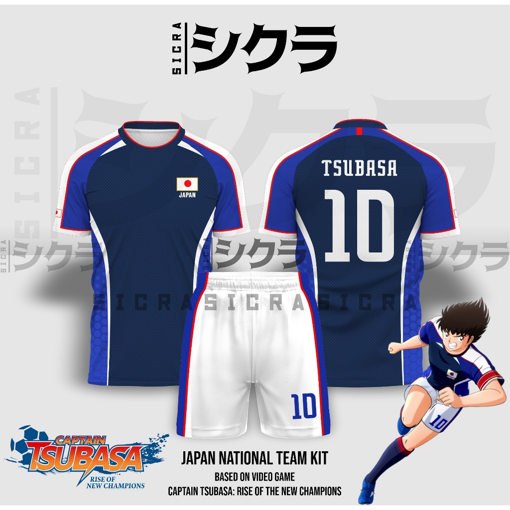 Jersey Timnas Jepang Captain Tsubasa : Rise of the New Champions, Dari Video Game