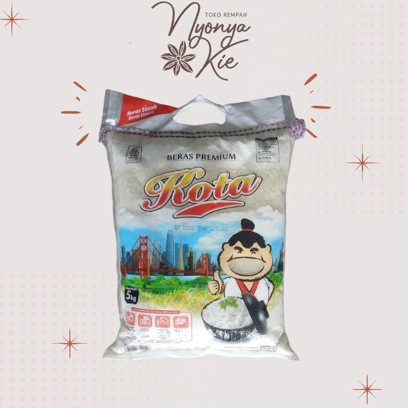 

JATIM Beras Kota 5kg Premium pulen