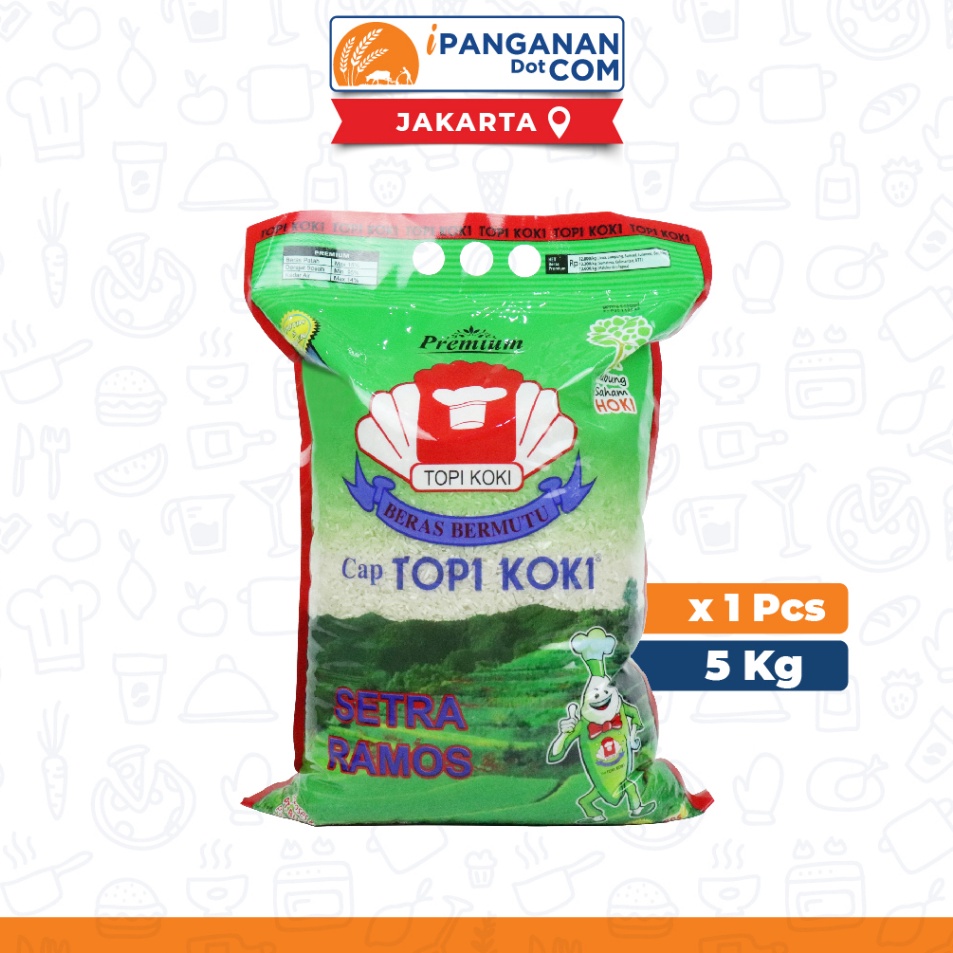 

5z Best Produk Beras Premium Cap Topi Koki Setra Ramos 5 Kg Harga Sudah Termasuk Ongkir JKT K73