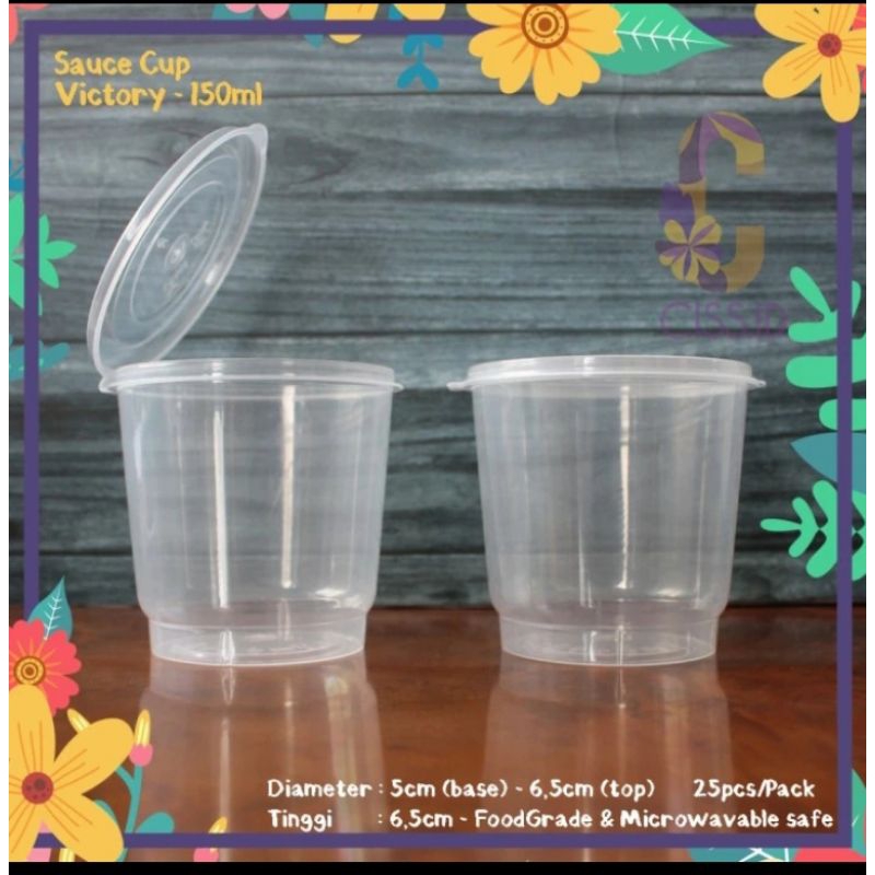 CUP SAOS 150ML VICTORY