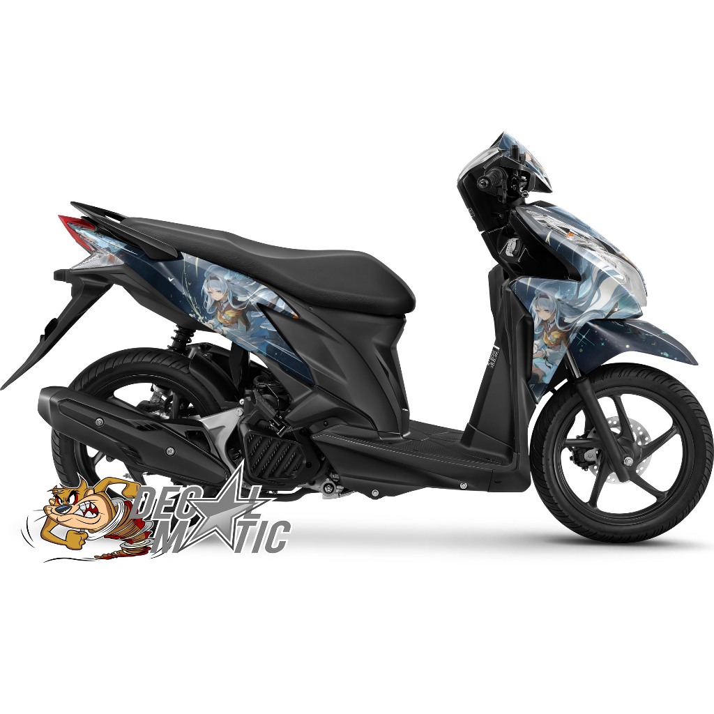 Decal Vario Techno 125 Full Body - Stiker Full Body Vario 125 Old Techno PGMFI 2011 - 2014 Star Rail