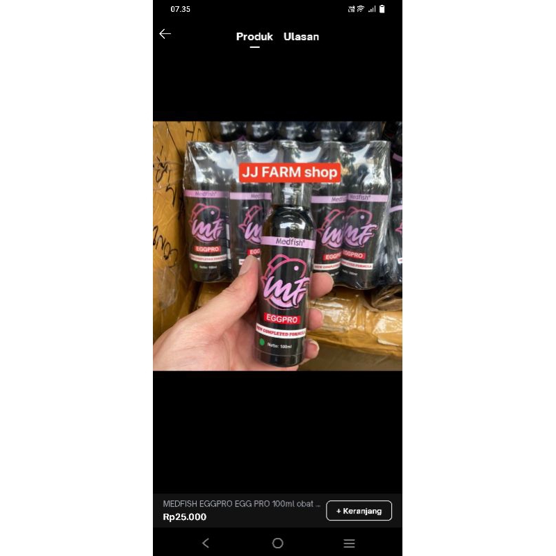 medfish eggpro egg pro obat telur ikan jaga kualitas telur ikan dari bacteria jamur kutu dll