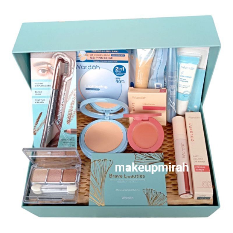 Wardah Paket Make Up Lengkap/ Wardah Make up Komplit /Make Up untuk Parsel