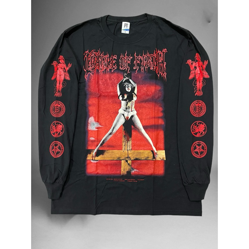 Cradle of filth Longsleeve Black metal Kaos vintage