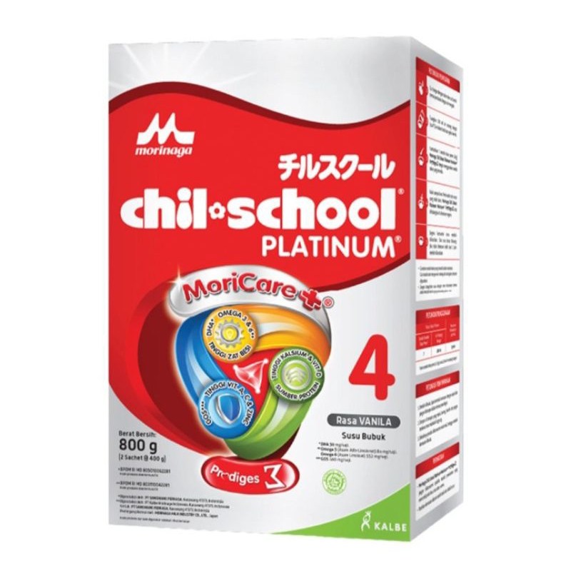 

Morinaga chil-school Platinum Susu Bubuk Pertumbuhan Anak Vanila 800 g