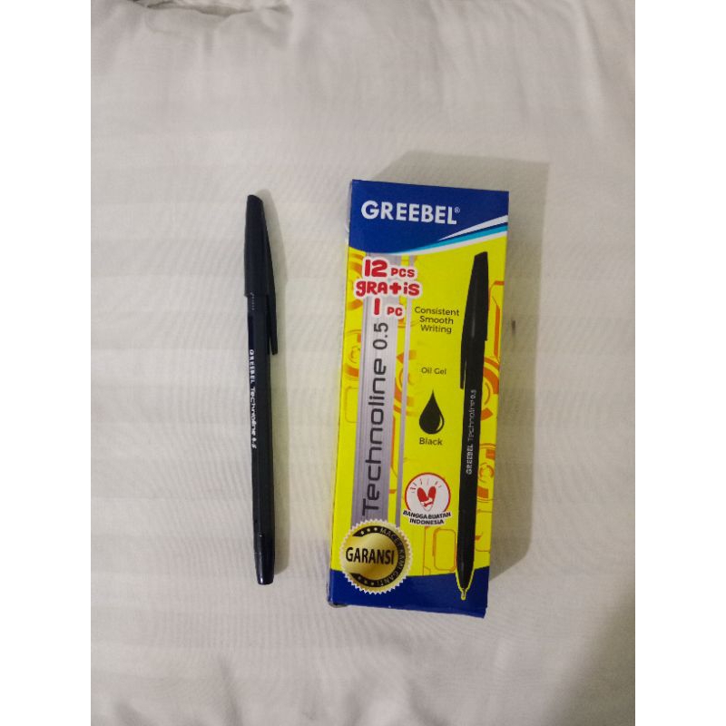 

ballpoint greebel bolpen greebel technoline 0,5 ballpoint hitam pulpen greebel pulpen murah bolpen hitam murah