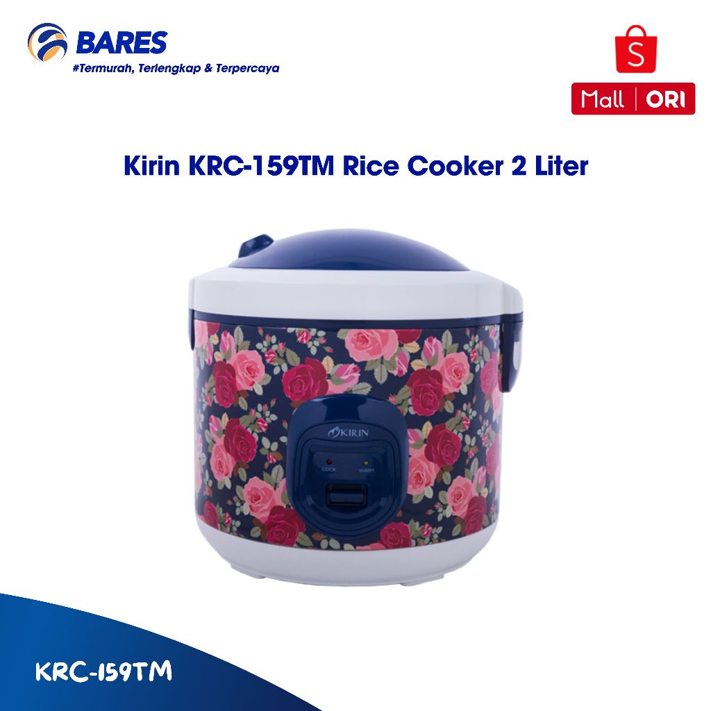 Kirin KRC-159 Rice Cooker 2 Liter