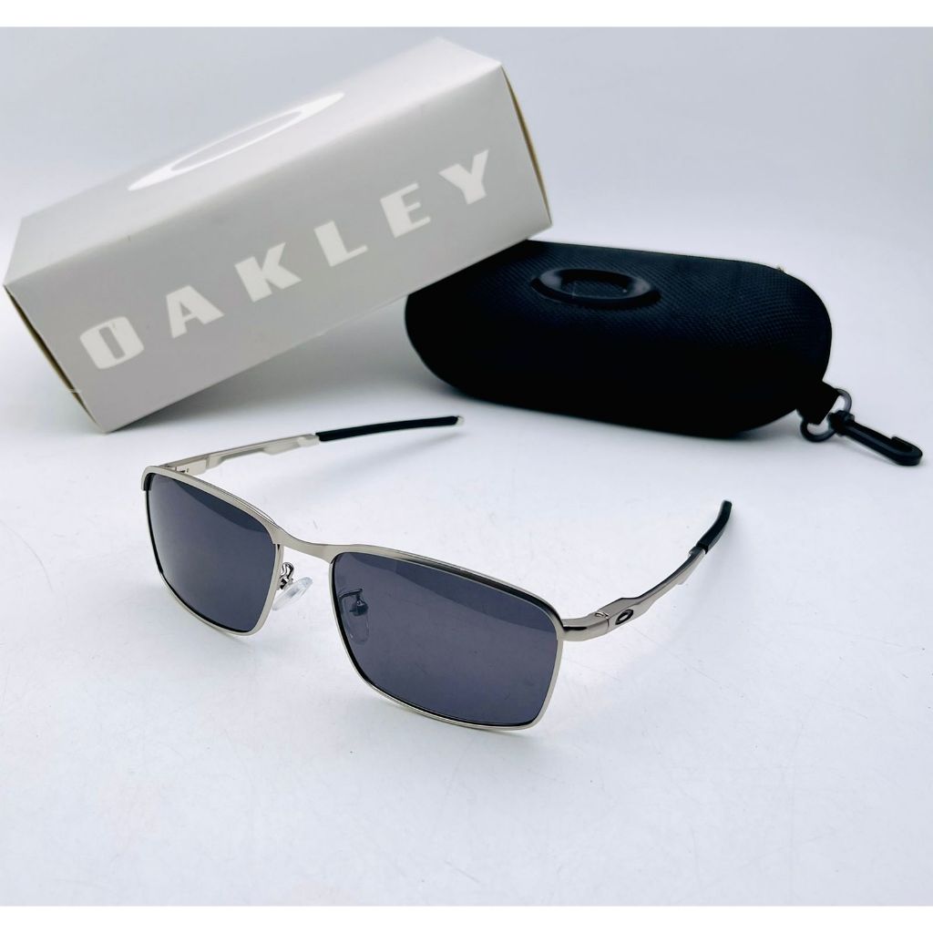 FASHION KACAMATA PRIA OAKLEY CONDUCTOR 0,8 LENSA HITAM FRAME ABU BEST SELLER