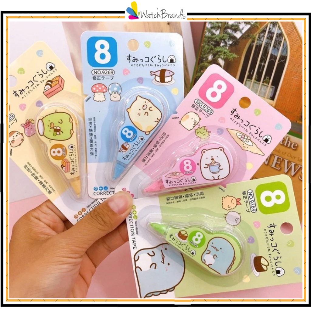 

WBS Correction Tape Roll Karakter Lucu / Pita Koreksi Gulungan Tidak Mudah Robek Tipe-X Kertas Penghapus Tulisan Pulpen Perlengkapan Alat Tulis Sekolah Kantor Unik Cute Anak SS282